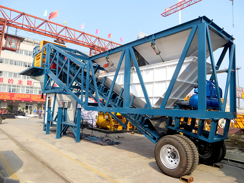 Flexible Mobile Concrete Plant