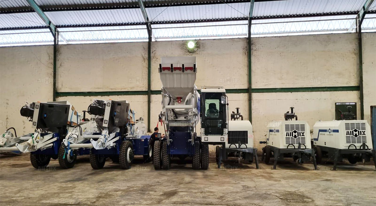 self-loading concrete mixer in Sarabaya