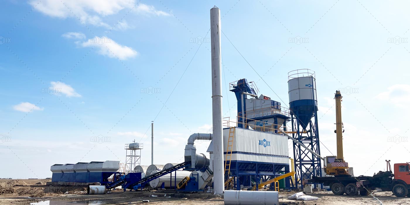 80 tph stationary asphalt plant for sale