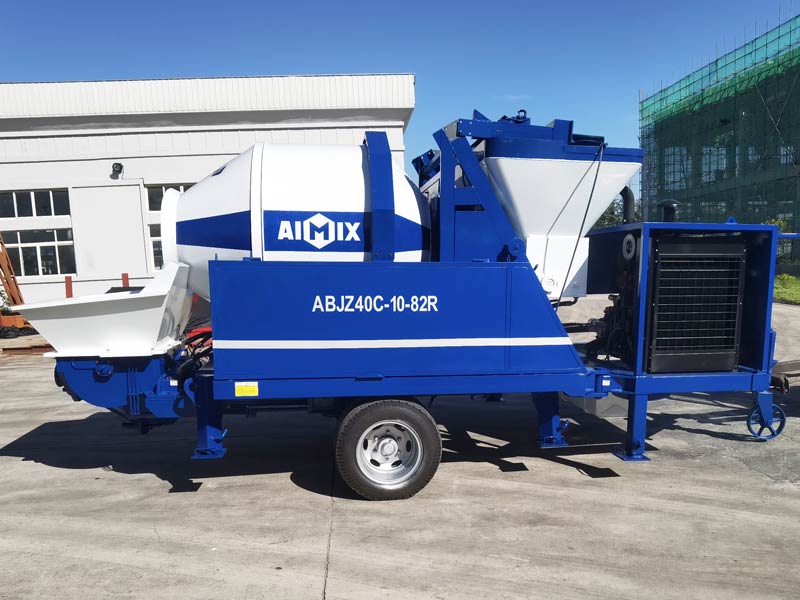 ABJZ40C Diesel Concrete Pump and Mixer in Manila, Philippines