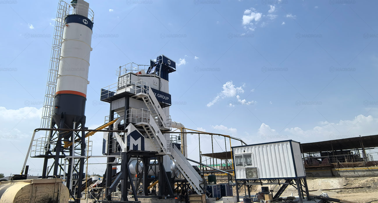 ALQ80 80tph asphalt batch plant for sale in Macroad