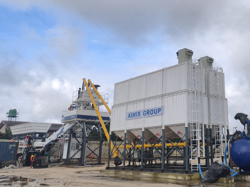 Foundation-Free Concrete Plant in Nigeria